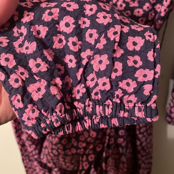 The Teen Space XL Floral Purple Shirt Dress - Picture 5 of 6